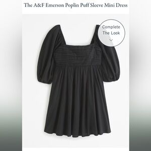 Emerson poplin puff sleeve mini dress